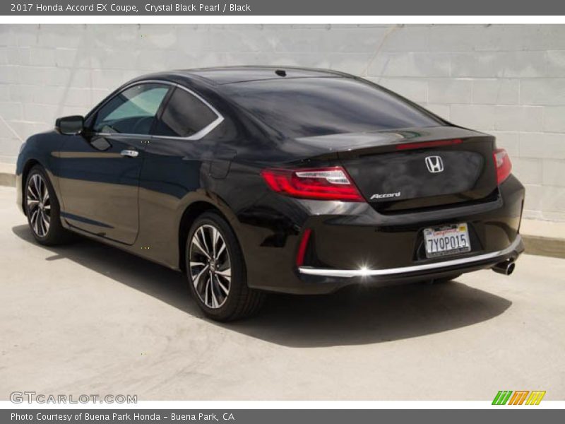 Crystal Black Pearl / Black 2017 Honda Accord EX Coupe