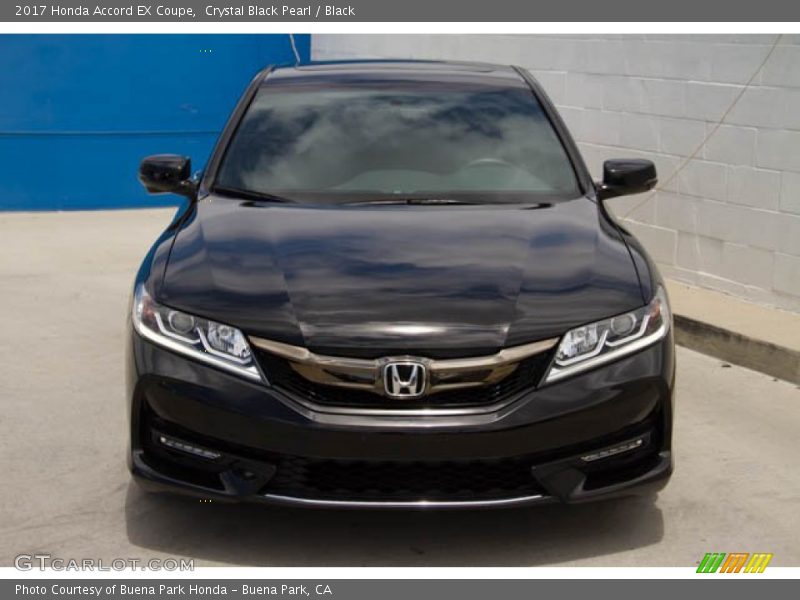 Crystal Black Pearl / Black 2017 Honda Accord EX Coupe