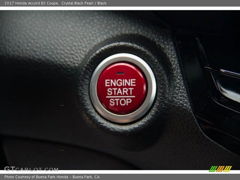 Crystal Black Pearl / Black 2017 Honda Accord EX Coupe