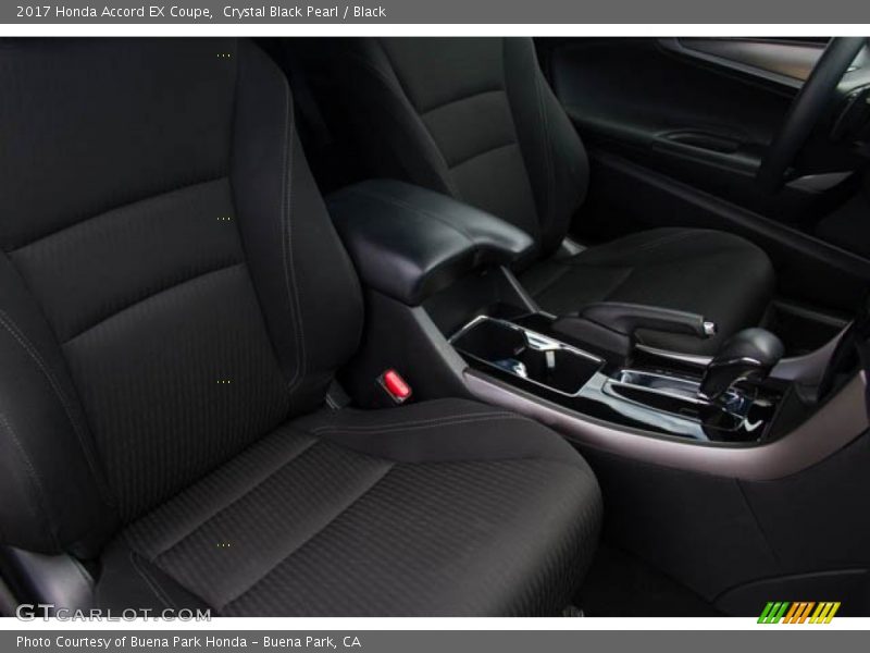 Crystal Black Pearl / Black 2017 Honda Accord EX Coupe