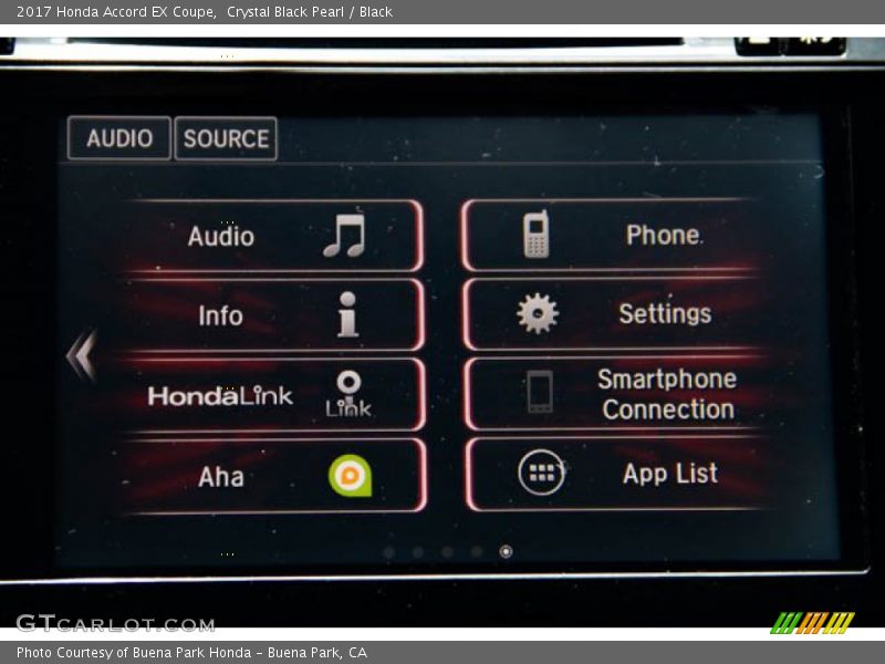 Crystal Black Pearl / Black 2017 Honda Accord EX Coupe