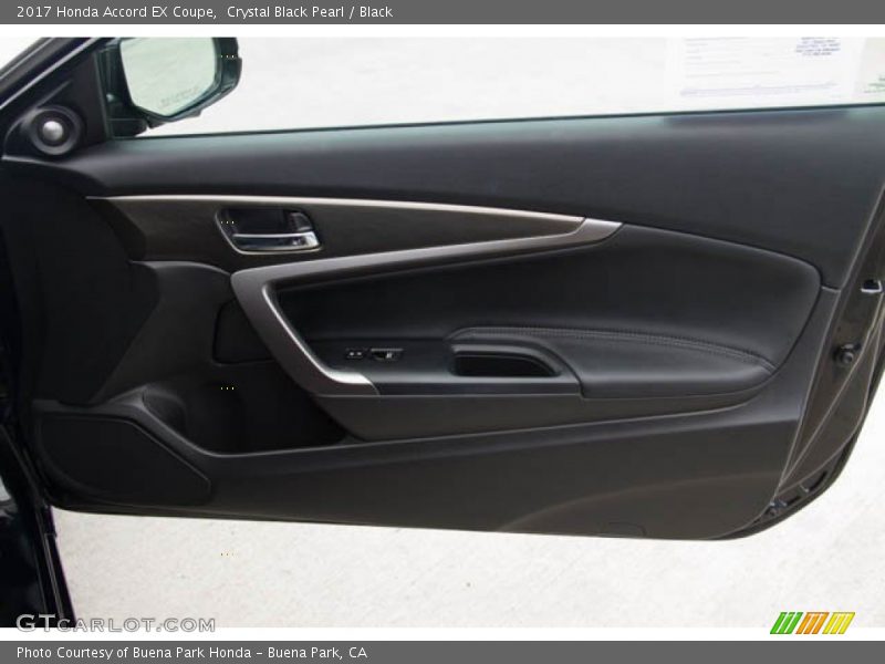 Crystal Black Pearl / Black 2017 Honda Accord EX Coupe