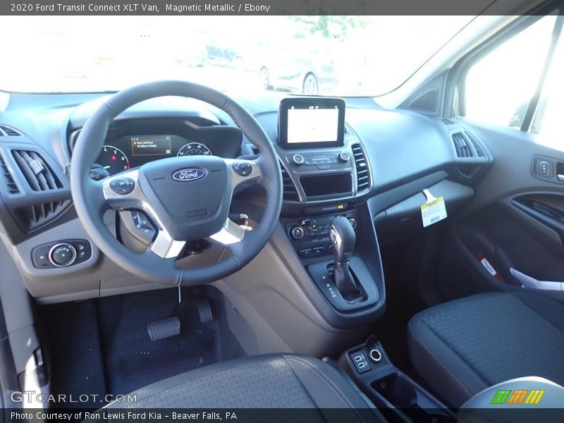  2020 Transit Connect XLT Van Ebony Interior