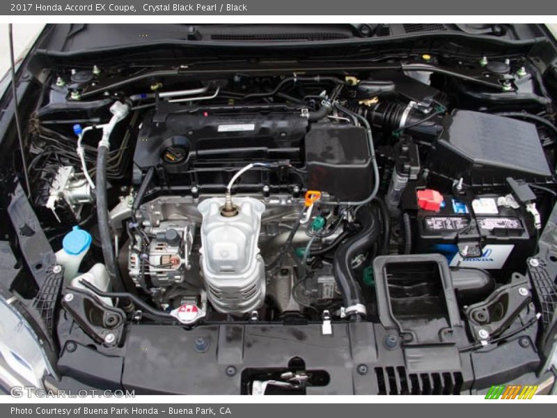 Crystal Black Pearl / Black 2017 Honda Accord EX Coupe