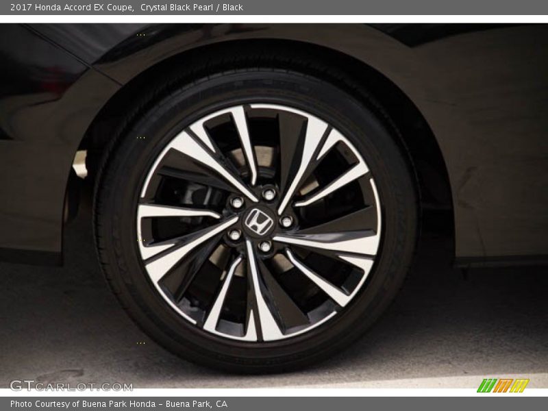 Crystal Black Pearl / Black 2017 Honda Accord EX Coupe