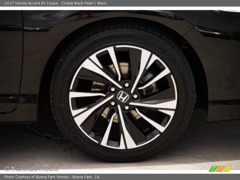 Crystal Black Pearl / Black 2017 Honda Accord EX Coupe