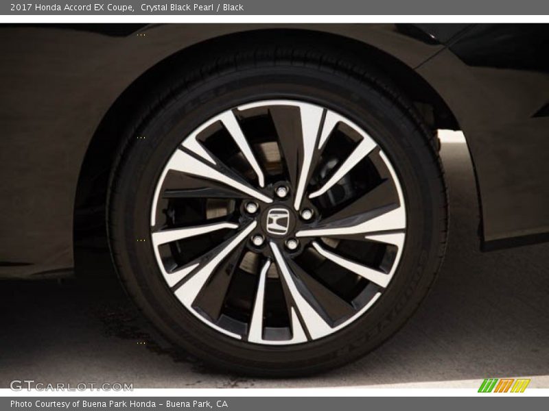 Crystal Black Pearl / Black 2017 Honda Accord EX Coupe
