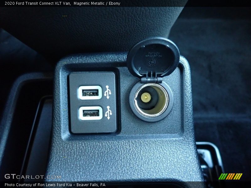 Magnetic Metallic / Ebony 2020 Ford Transit Connect XLT Van