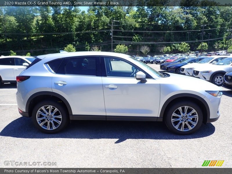 Sonic Silver Metallic / Black 2020 Mazda CX-5 Grand Touring AWD