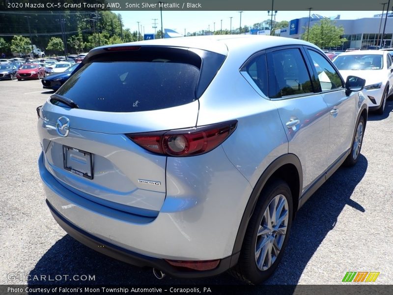 Sonic Silver Metallic / Black 2020 Mazda CX-5 Grand Touring AWD