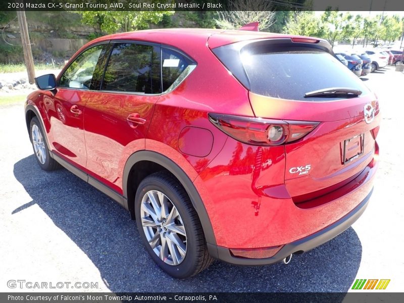 Soul Red Crystal Metallic / Black 2020 Mazda CX-5 Grand Touring AWD