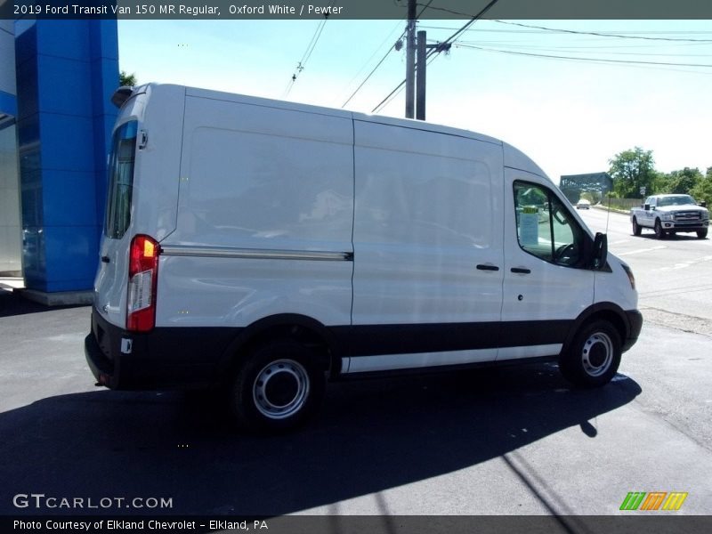 Oxford White / Pewter 2019 Ford Transit Van 150 MR Regular