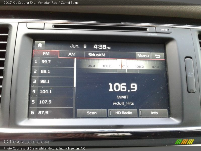 Audio System of 2017 Sedona SXL
