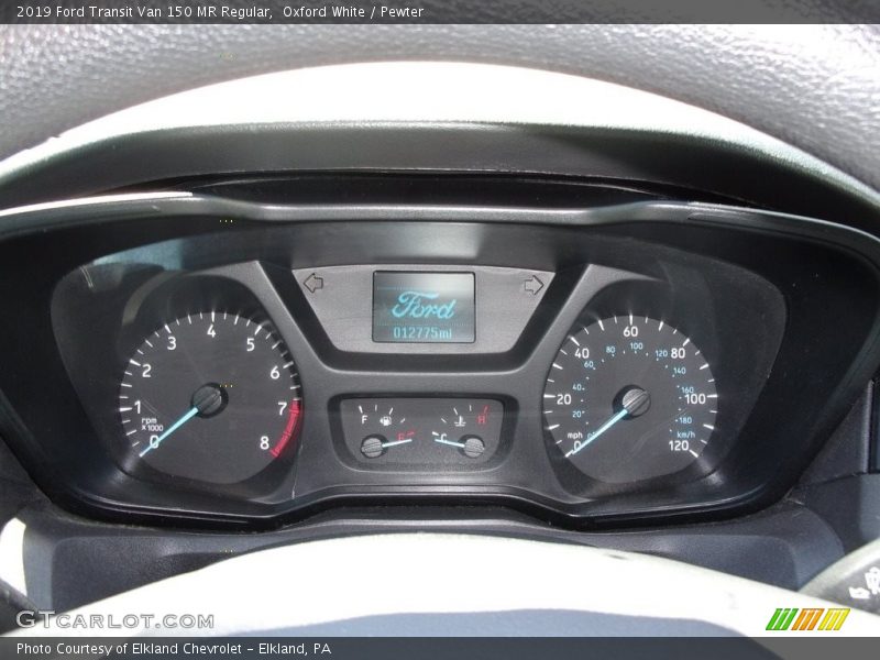 Oxford White / Pewter 2019 Ford Transit Van 150 MR Regular