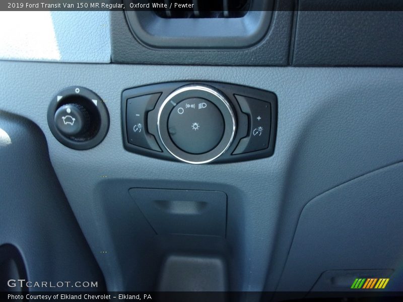 Oxford White / Pewter 2019 Ford Transit Van 150 MR Regular