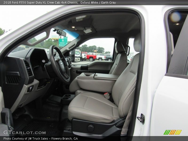  2018 F550 Super Duty XL Crew Cab 4x4 Chassis Earth Gray Interior