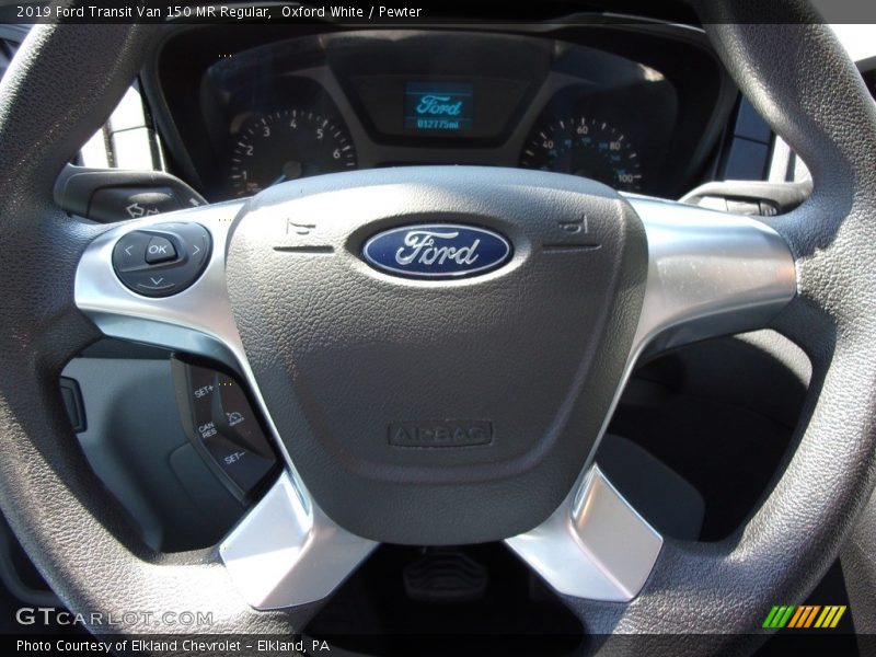 Oxford White / Pewter 2019 Ford Transit Van 150 MR Regular
