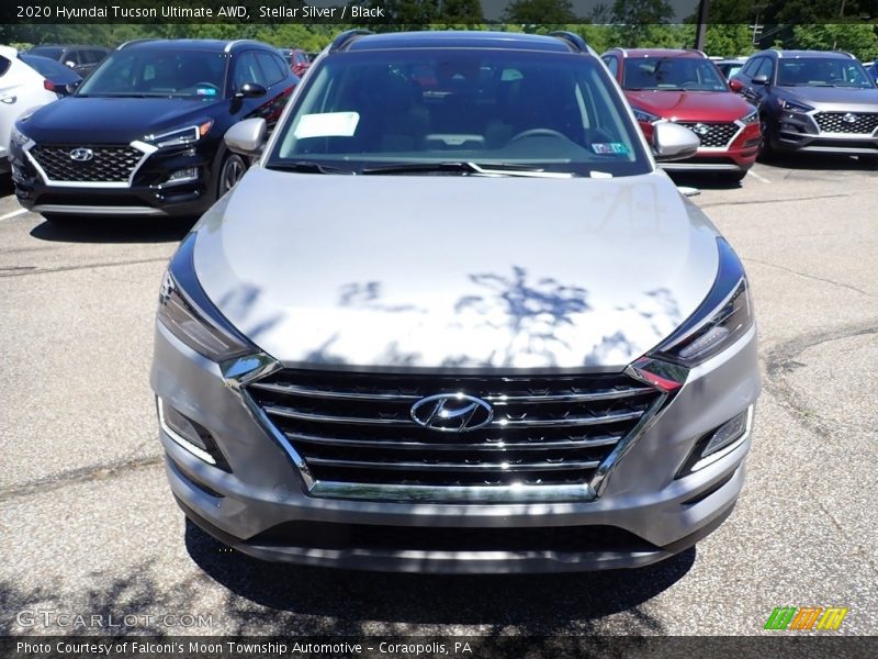 Stellar Silver / Black 2020 Hyundai Tucson Ultimate AWD
