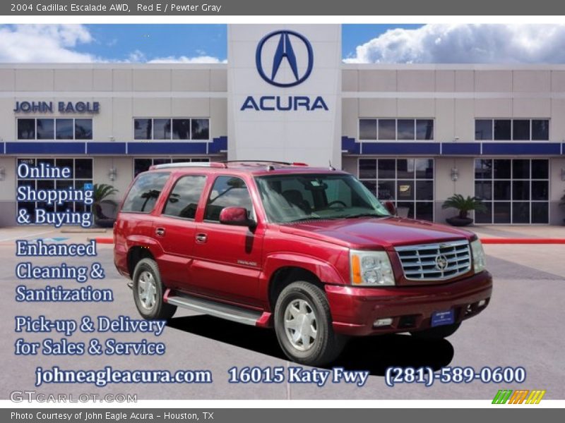 Red E / Pewter Gray 2004 Cadillac Escalade AWD