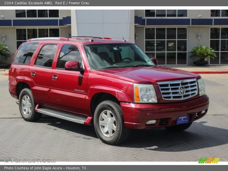 Red E / Pewter Gray 2004 Cadillac Escalade AWD