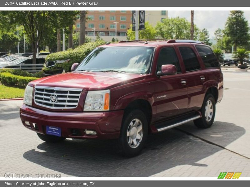 Red E / Pewter Gray 2004 Cadillac Escalade AWD