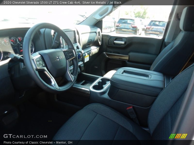 Silver Ice Metallic / Jet Black 2020 Chevrolet Silverado 1500 LT Z71 Crew Cab 4x4