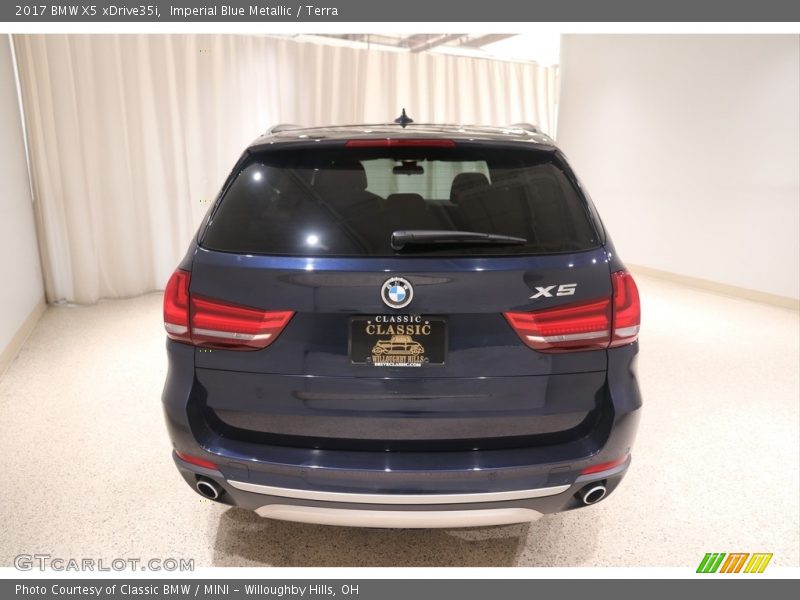 Imperial Blue Metallic / Terra 2017 BMW X5 xDrive35i