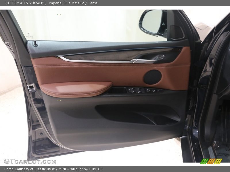 Imperial Blue Metallic / Terra 2017 BMW X5 xDrive35i