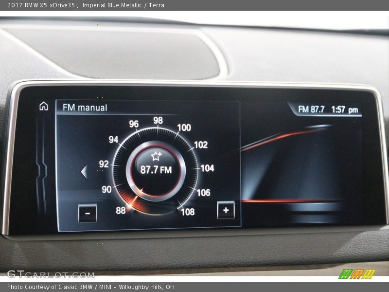 Imperial Blue Metallic / Terra 2017 BMW X5 xDrive35i