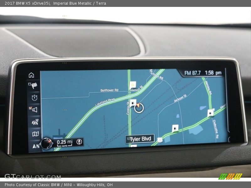 Imperial Blue Metallic / Terra 2017 BMW X5 xDrive35i