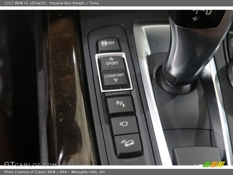 Imperial Blue Metallic / Terra 2017 BMW X5 xDrive35i