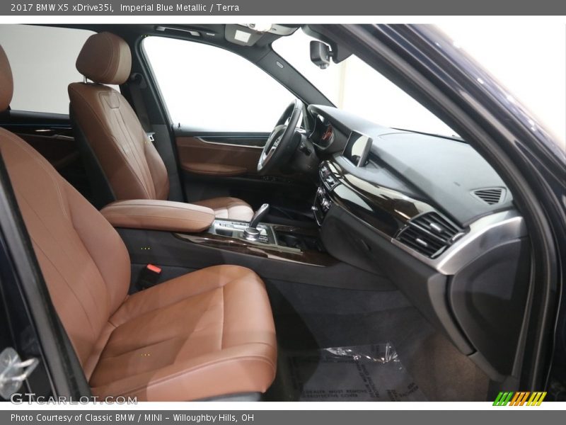 Imperial Blue Metallic / Terra 2017 BMW X5 xDrive35i