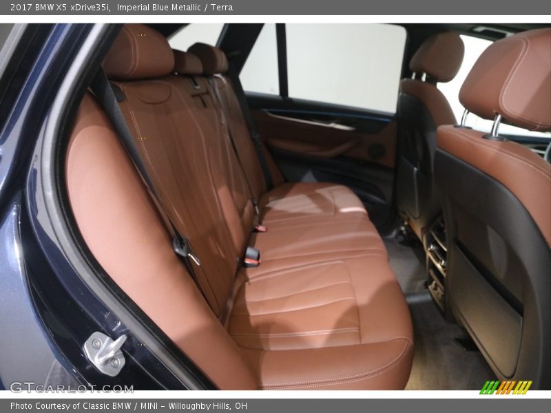 Imperial Blue Metallic / Terra 2017 BMW X5 xDrive35i
