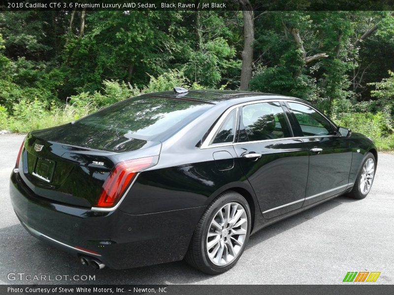 Black Raven / Jet Black 2018 Cadillac CT6 3.6 Premium Luxury AWD Sedan