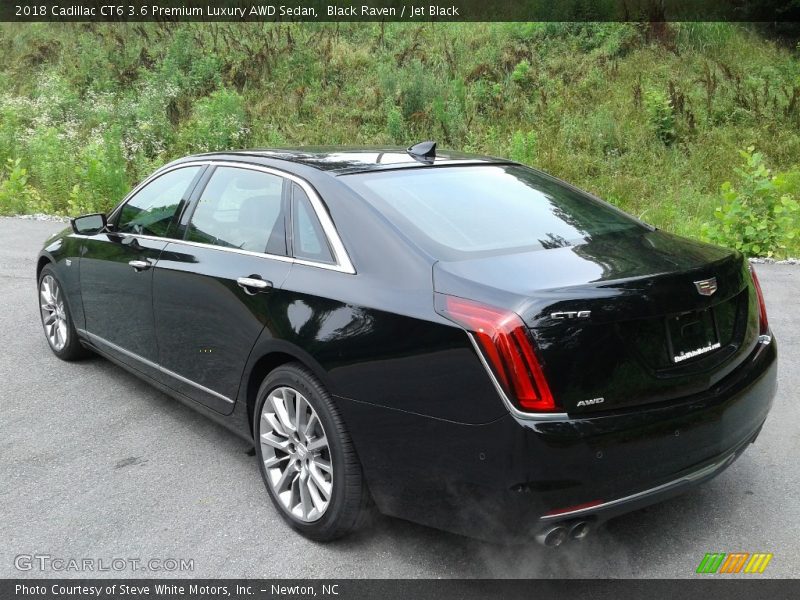 Black Raven / Jet Black 2018 Cadillac CT6 3.6 Premium Luxury AWD Sedan