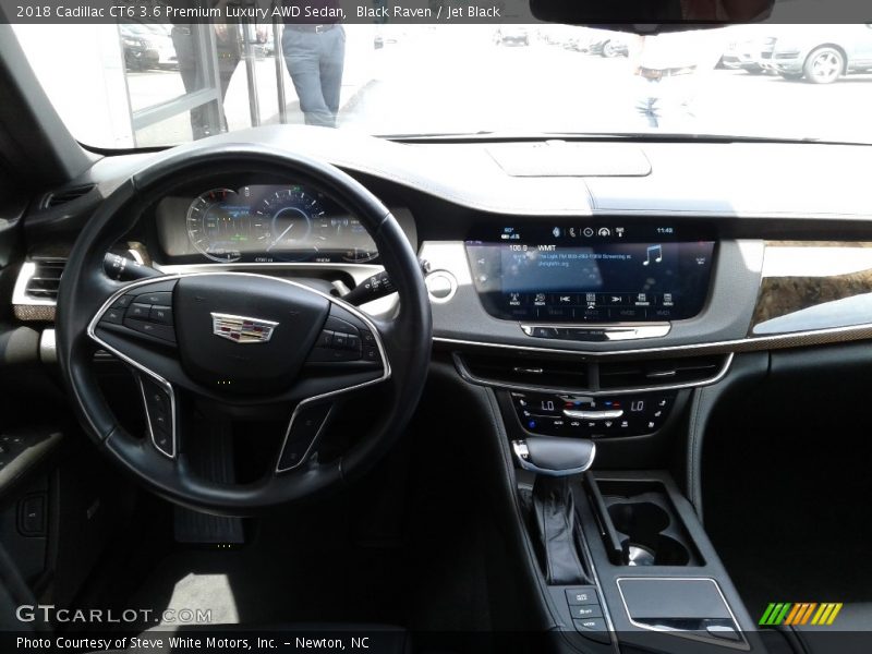 Black Raven / Jet Black 2018 Cadillac CT6 3.6 Premium Luxury AWD Sedan