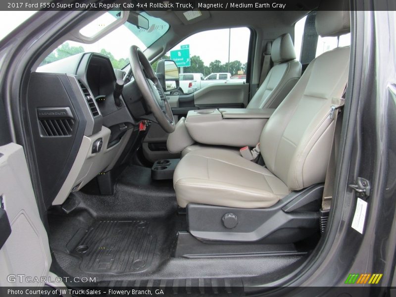 Front Seat of 2017 F550 Super Duty XL Regular Cab 4x4 Rollback Truck