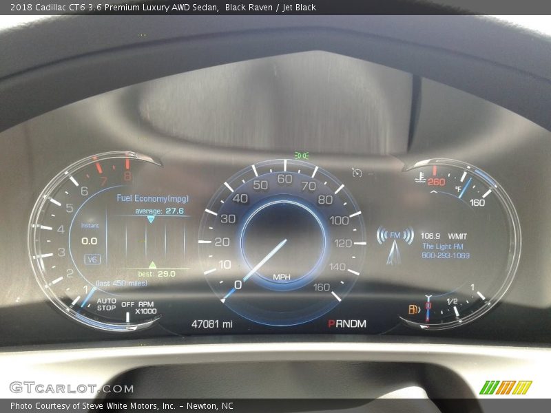 Black Raven / Jet Black 2018 Cadillac CT6 3.6 Premium Luxury AWD Sedan