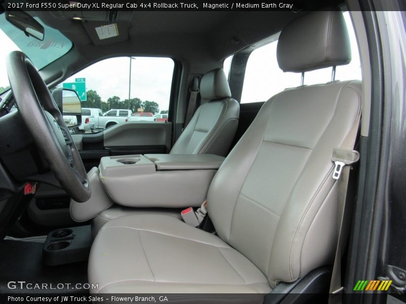 Front Seat of 2017 F550 Super Duty XL Regular Cab 4x4 Rollback Truck