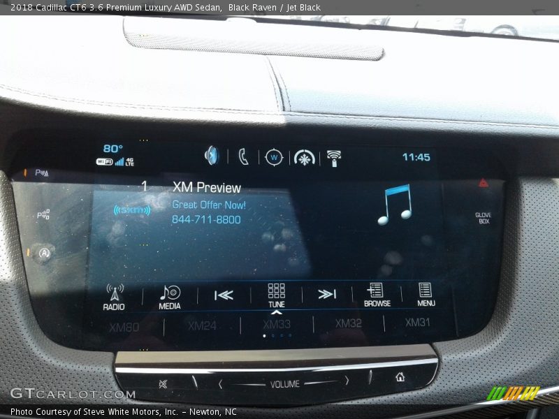 Black Raven / Jet Black 2018 Cadillac CT6 3.6 Premium Luxury AWD Sedan