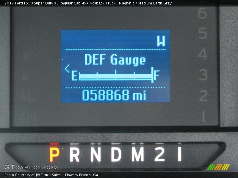 Magnetic / Medium Earth Gray 2017 Ford F550 Super Duty XL Regular Cab 4x4 Rollback Truck