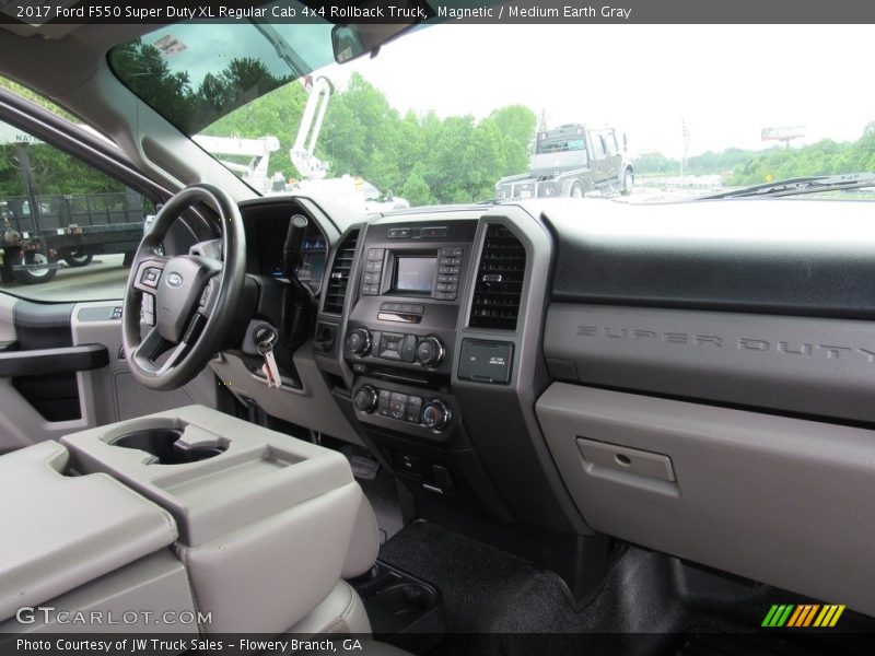 Magnetic / Medium Earth Gray 2017 Ford F550 Super Duty XL Regular Cab 4x4 Rollback Truck