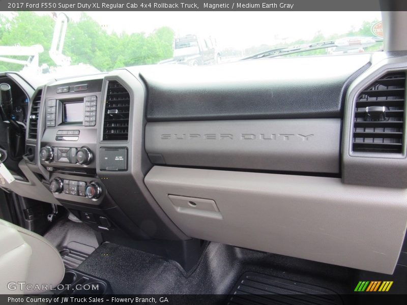 Magnetic / Medium Earth Gray 2017 Ford F550 Super Duty XL Regular Cab 4x4 Rollback Truck