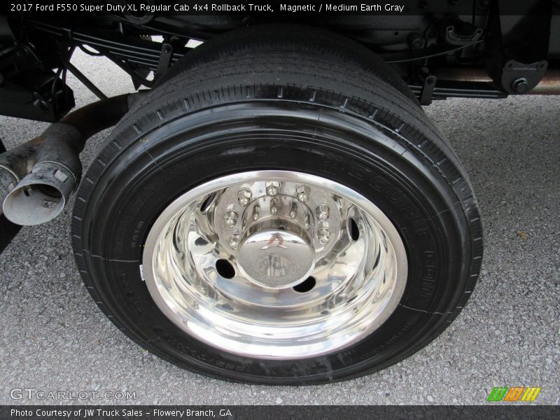 Magnetic / Medium Earth Gray 2017 Ford F550 Super Duty XL Regular Cab 4x4 Rollback Truck
