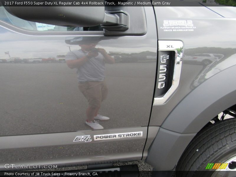 Magnetic / Medium Earth Gray 2017 Ford F550 Super Duty XL Regular Cab 4x4 Rollback Truck