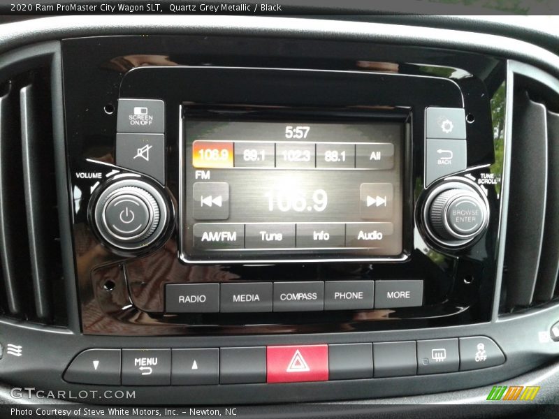 Controls of 2020 ProMaster City Wagon SLT