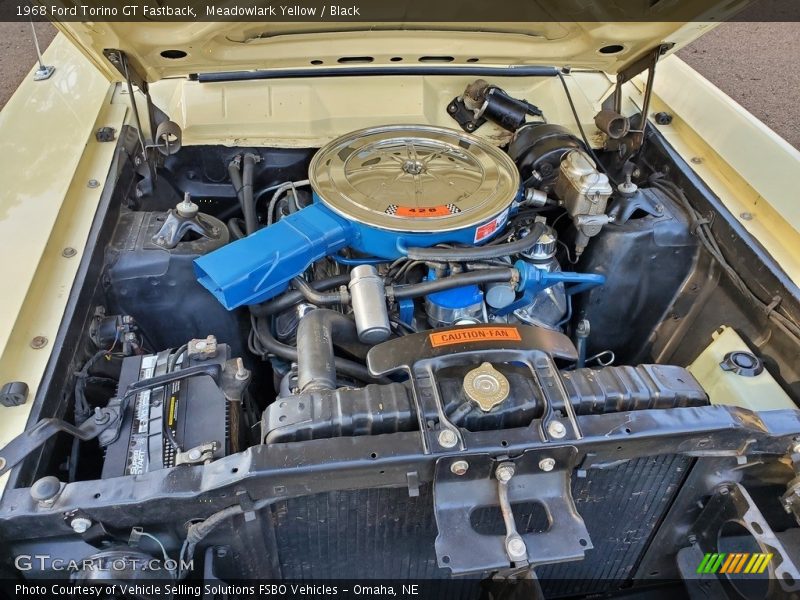  1968 Torino GT Fastback Engine - 428ci OHV 16-Valve Cobra Jet V8