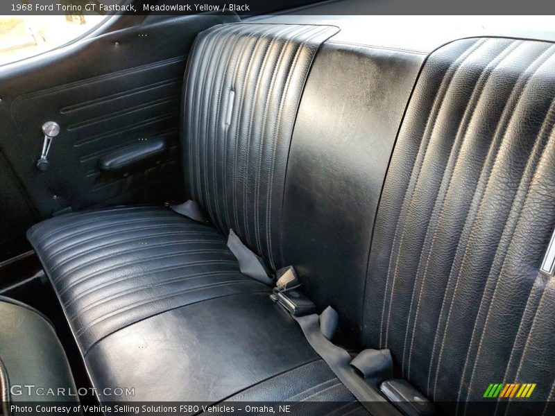 Rear Seat of 1968 Torino GT Fastback