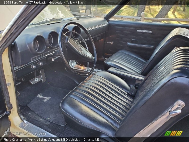  1968 Torino GT Fastback Black Interior