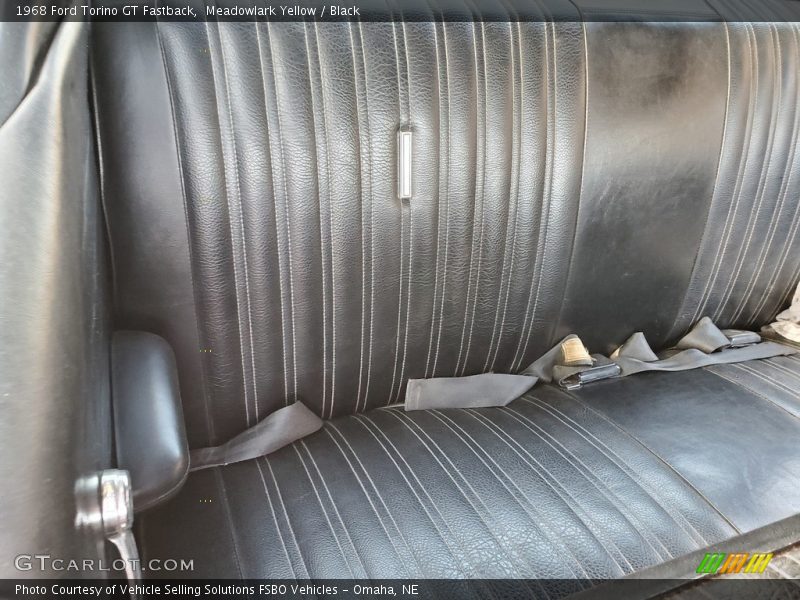 Meadowlark Yellow / Black 1968 Ford Torino GT Fastback